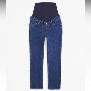 Abercrombie Maternity Ankle Straight Jeans